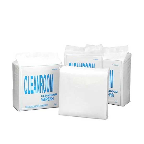 Polyester/Cellulose Disposable Cleanroom Wipes